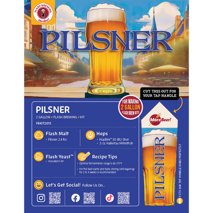 Pilsner Flash Brewing Kit - 2 Gallons