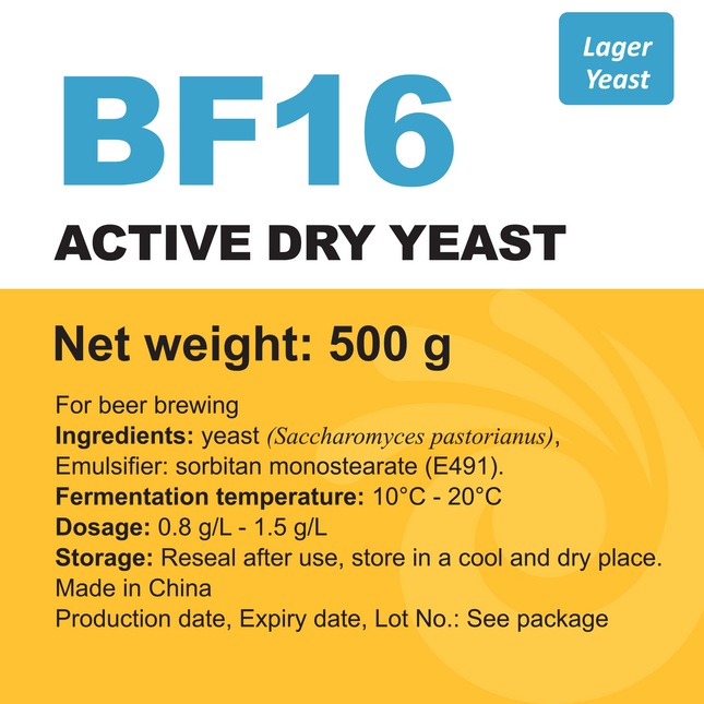Angel Yeast - Dry Yeast - BF16 - 500 g