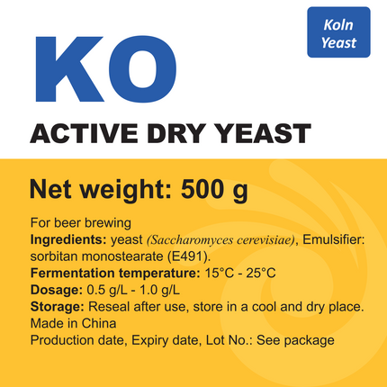 Angel Yeast - Dry Yeast - KO - 500 g