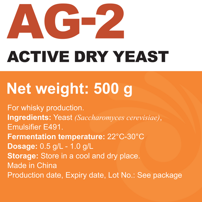 Angel Yeast - Dry Yeast - AG-2 - 500 g