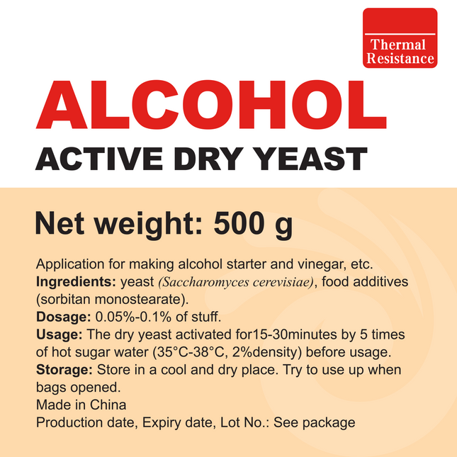 Angel Yeast - Dry Yeast - TT (Red Label) - 500 g