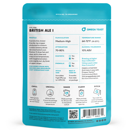 Omega Yeast - British Ale I