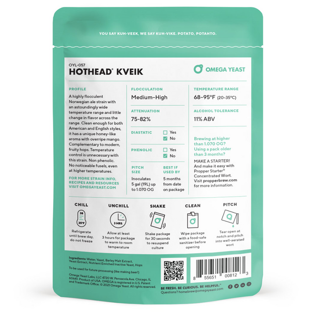 Omega Yeast - HotHead Ale