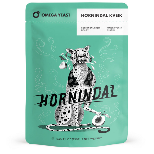 Omega Yeast | OYL-091 Hornindal Kveik | Beer Yeast | Double Pitch | 225 Billion Cells