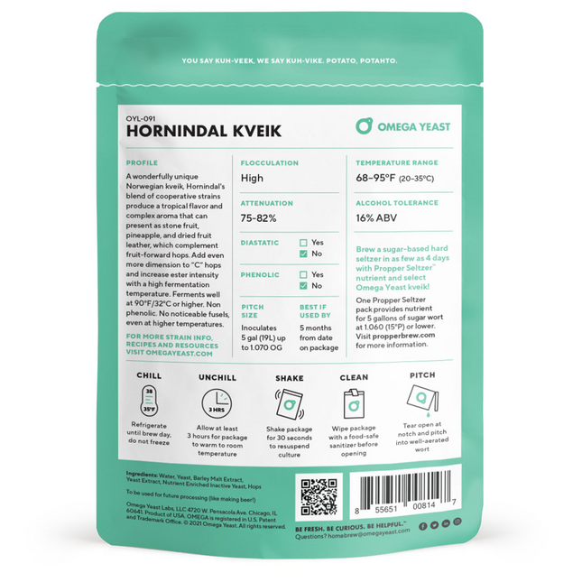 Omega Yeast - Hornindal Kveik