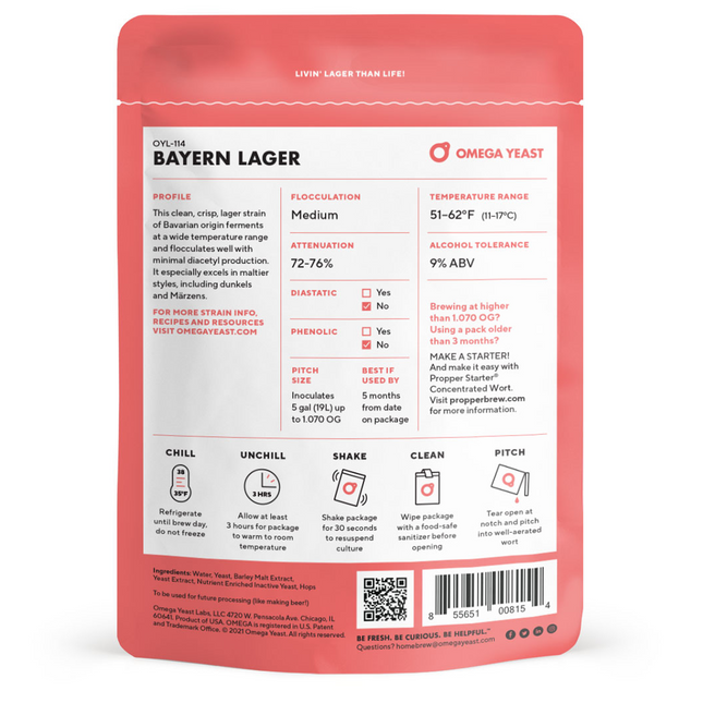 Omega Yeast - Bayern Lager