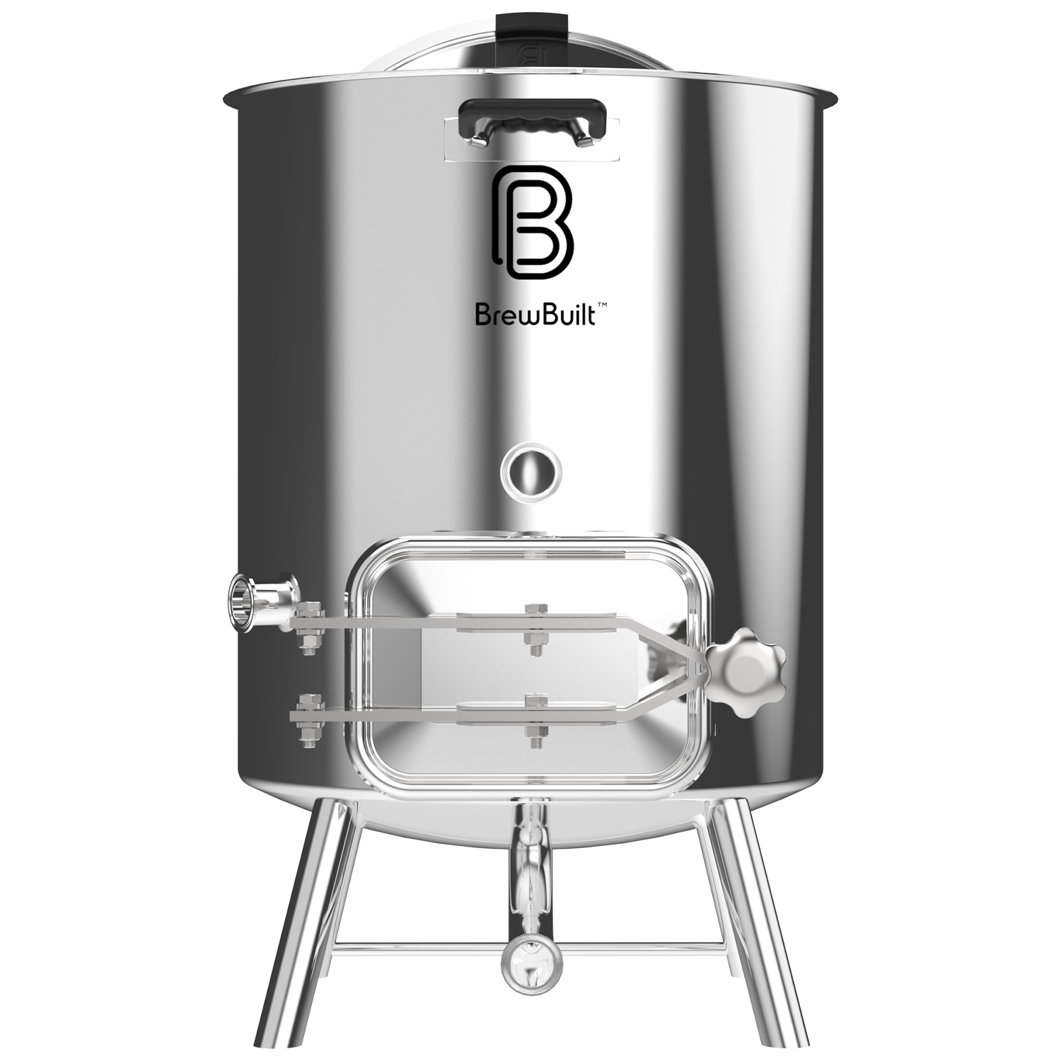 BrewBuilt Bottom Drain Kettle with Grain Door 10 GAL