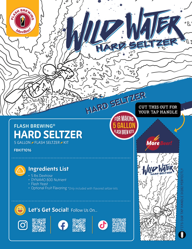 Seltzer Flash Brewing Kit - 5 Gallons