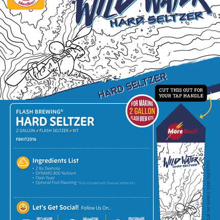 Seltzer Flash Brewing Kit - 2 Gallons