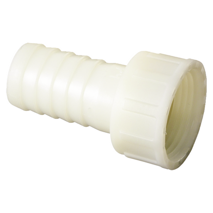 Hose Tail with Thread Nut for Wine Cooling Plate Kit - 1/2 in. x 16mm