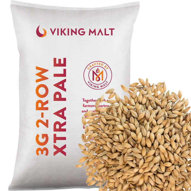 Malt - Viking Malt - 2-Row Xtra Pale 3G (55 lb Sack) - Kansas Warehouse Only - SALE!!!