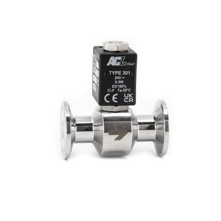Brewtools - Solenoid Valve, TC34mm, NC, DC24V