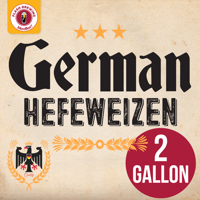Hefeweizen Flash Brewing Kit - 2 Gallons