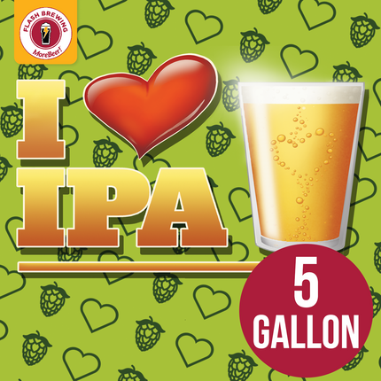 I Heart IPA Flash Brewing Kit - 5 Gallons