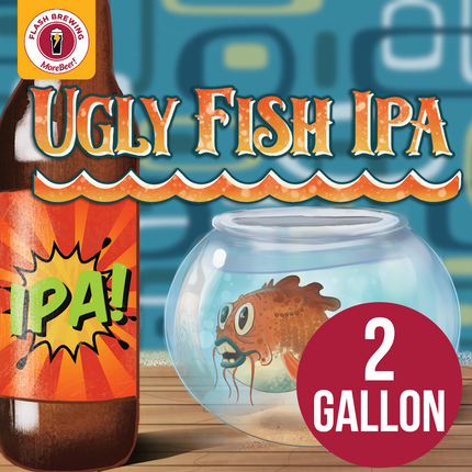 Ugly Fish IPA Flash Brewing Kit - 2 Gallons