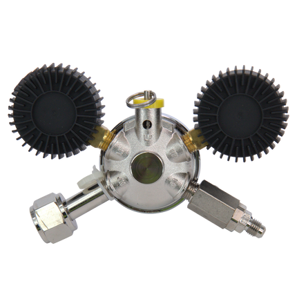 KOMOS Universal 25 - Dual Gauge CO2 Regulator - 25 psi