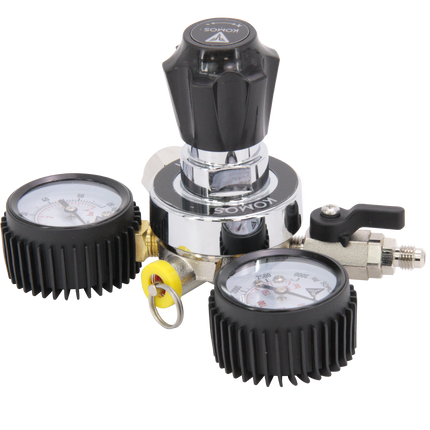 KOMOS Universal 50 - Dual Gauge CO2 Regulator - 50 psi