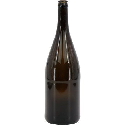 1.5L Dark Green Champagne Farro Glass Wine Bottles, Punted - Case of 6 - PLACEHOLDER