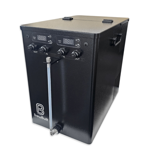 BrewBuilt™ IceMaster Max 2 Glycol Chiller | 2 Built-In Temperature Controllers & Pumps - Return