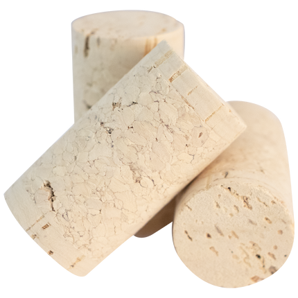 Wine Corks | 1.75 | 24x44 | Molinas Premium Twin Disc (1+1) | Agglomerated with Solid Ends - PLACEHOLDER