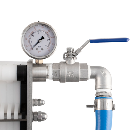 EnoItalia Plate Filter - 20 Plate - Trolley Style w/ Pump - 110V