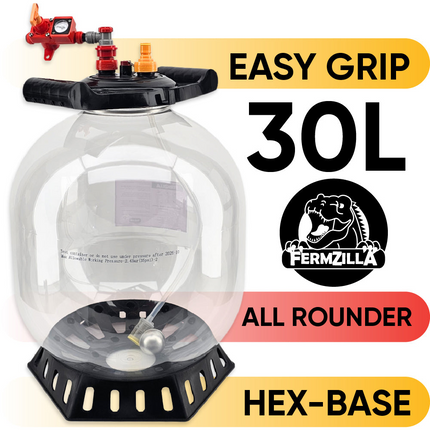 FermZilla All Rounder Easy-Grip Pressure Fermenter Starter Kit - 30L