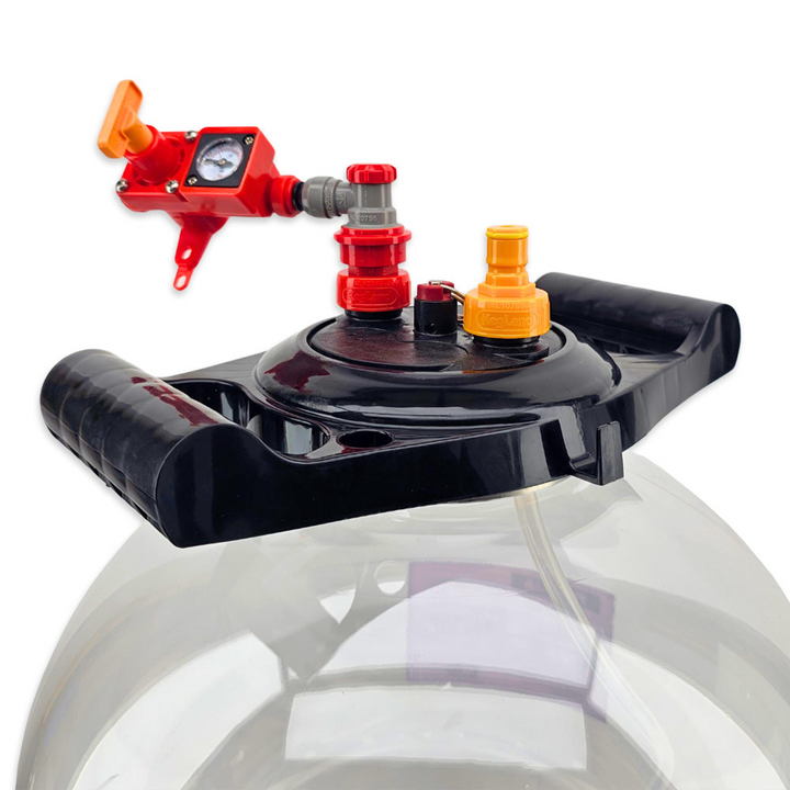 Integrated BlowTie spunding valve and lid