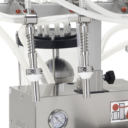 ILTEC Ultrafiller 4 - Vacuum Bottle Filler - 4 Spout Mixed Nozzles (Pneumatic)