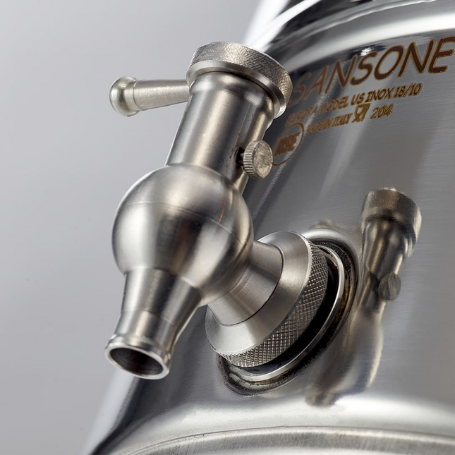 Sansone 316 Stainless Fusti Water Tap - 1/2 in. BSP
