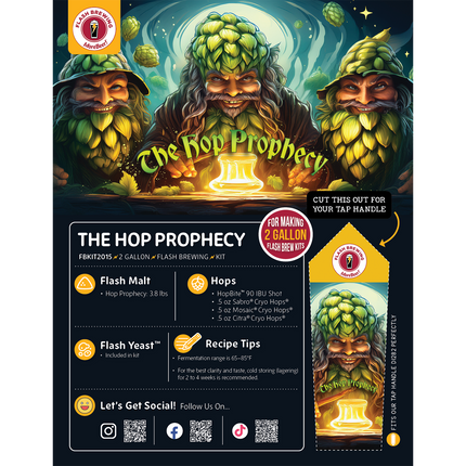 The Hop Prophecy Flash Brewing Kit - 2 Gallons