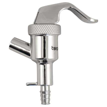 Torpedo Keg Faucet - Stainless Steel - Handheld (Picnic Tap) - 1/4 in. Barb