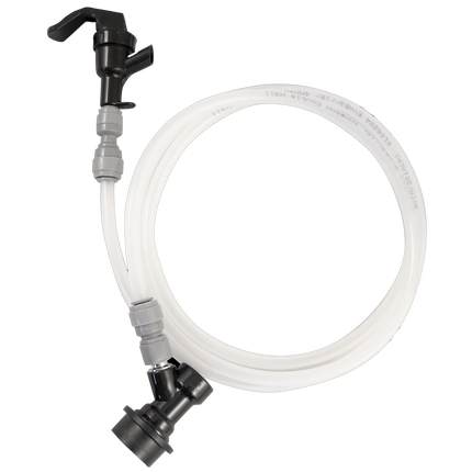 EVABarrier Beer Tubing Assembly - 4mm ID x 8mm OD - Ball Lock Quick Disconnect (QD)