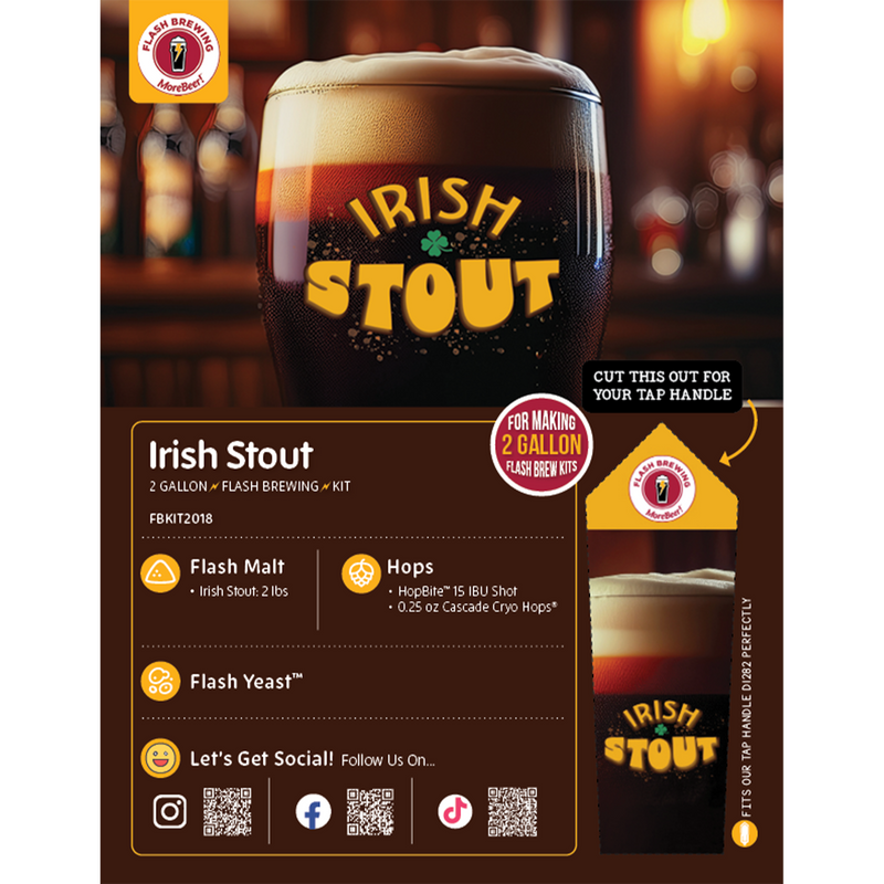 Irish Stout Flash Brewing Kit - 2 Gallons