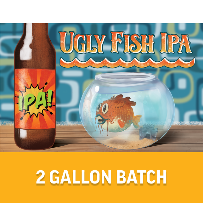Ugly Fish IPA Flash Brewing Kit - 2 Gallons