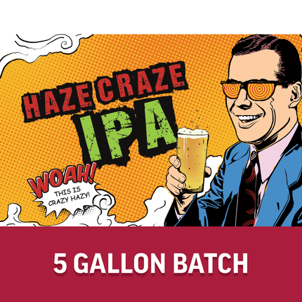 Haze Craze IPA Flash Brewing Kit - 5 Gallons
