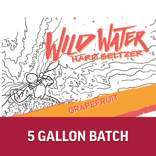 Seltzer Flash Brewing Kit - 5 Gallons - Grapefruit