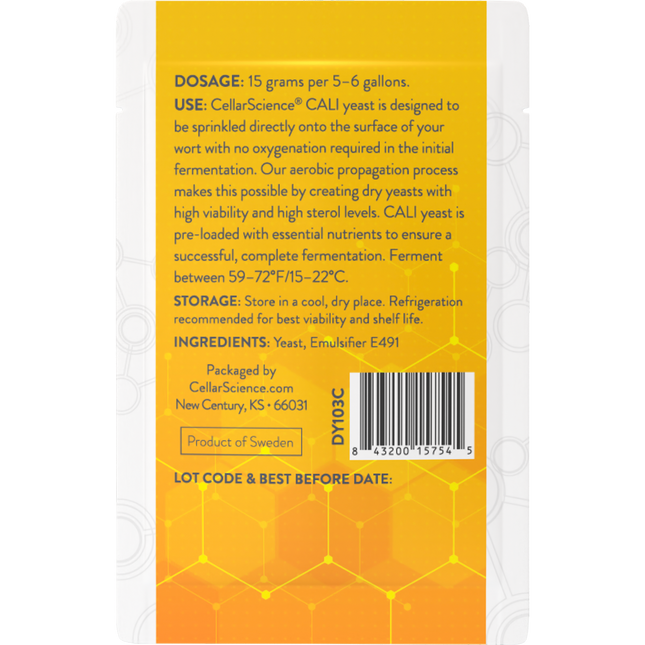 CellarScience - Dry Yeast - CALI American Ale - PLACEHOLDER