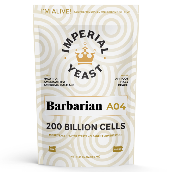 Imperial Yeast | A04 Barbarian Ale | Beer Yeast | Double Pitch | 200 Billion Cells