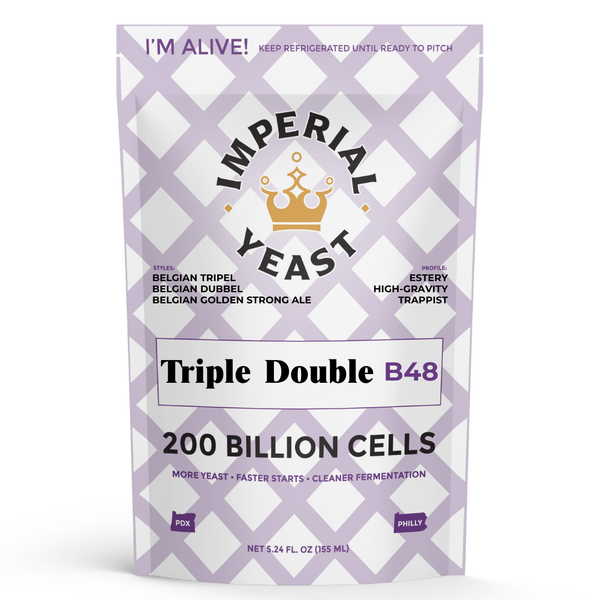 Imperial Yeast | B48 Triple Double Belgian Ale | Beer Yeast | Double Pitch | 200 Billion Cells
