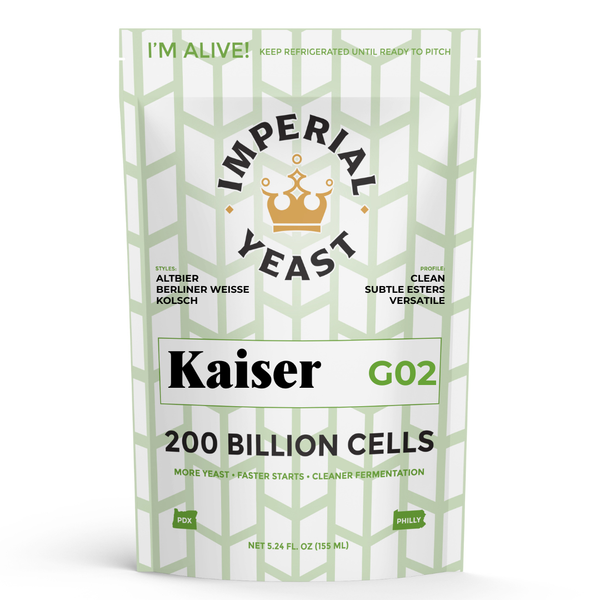 Imperial Yeast | G02 Kaiser German Ale | Beer Yeast | Double Pitch | 200 Billion Cells