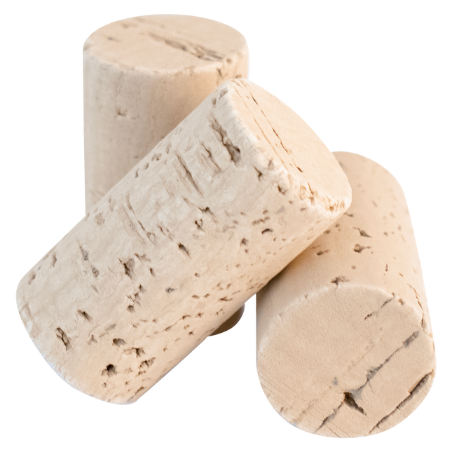 Natural Wine Corks | Premium Grade 1 | Molinas MP 1N  | #9 x 1.75" | 24mm x 44mm - Return