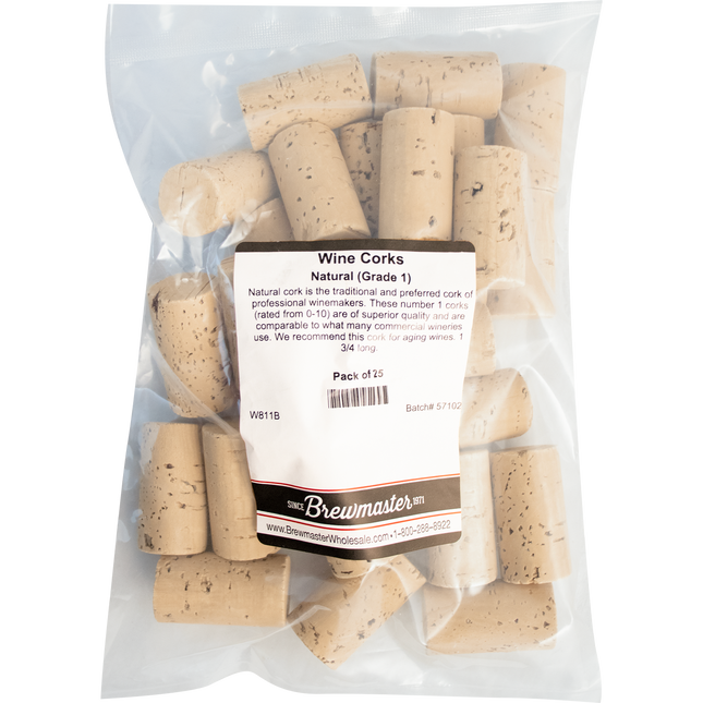 Wine Corks | 1.75 | 24x44 | Molinas Premium Natural | Grade 1 - PLACEHOLDER