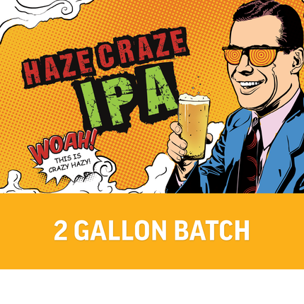 Haze Craze IPA Flash Brewing Kit - 2 Gallons