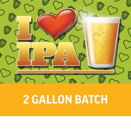 I Heart IPA Flash Brewing Kit - 2 Gallons