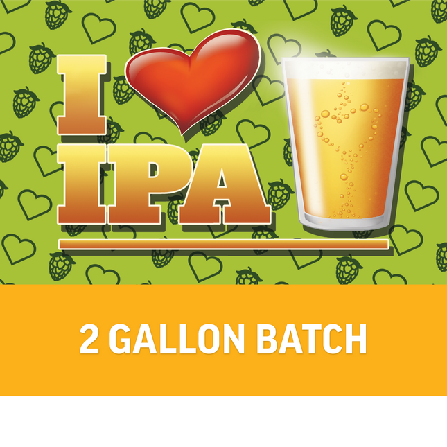 I Heart IPA Flash Brewing Kit - 2 Gallons