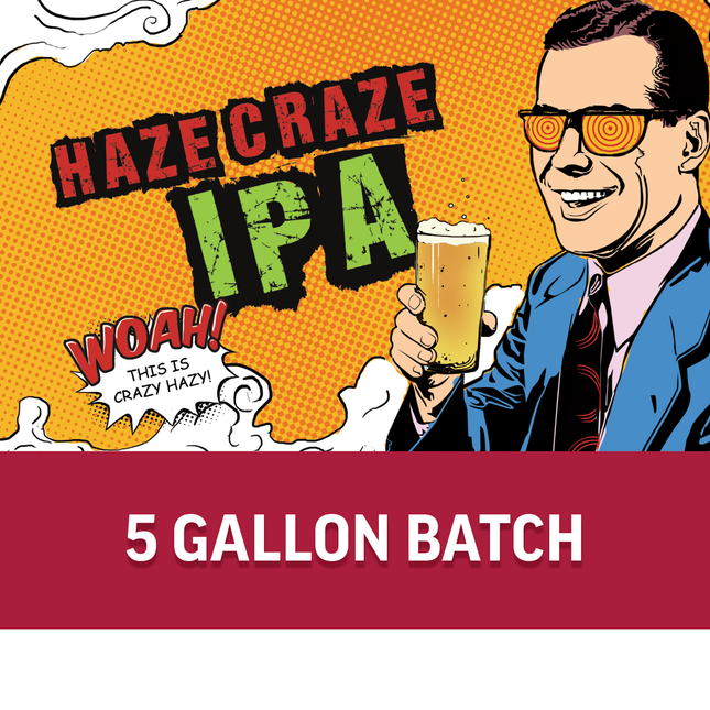 Haze Craze IPA Flash Brewing Kit - 5 Gallons