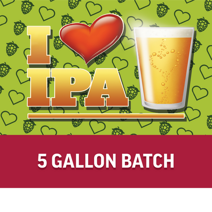 I Heart IPA Flash Brewing Kit - 5 Gallons