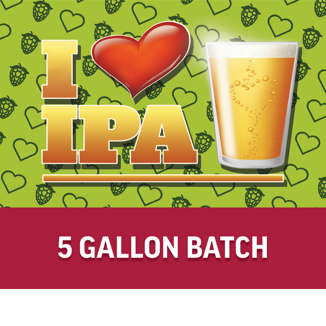 I Heart IPA Flash Brewing Kit - 5 Gallons