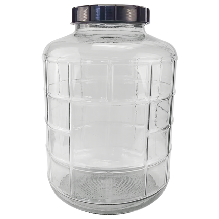 Farro Glass | Glass Carboy | Wide Mouth | Carrying Harness - Open Box