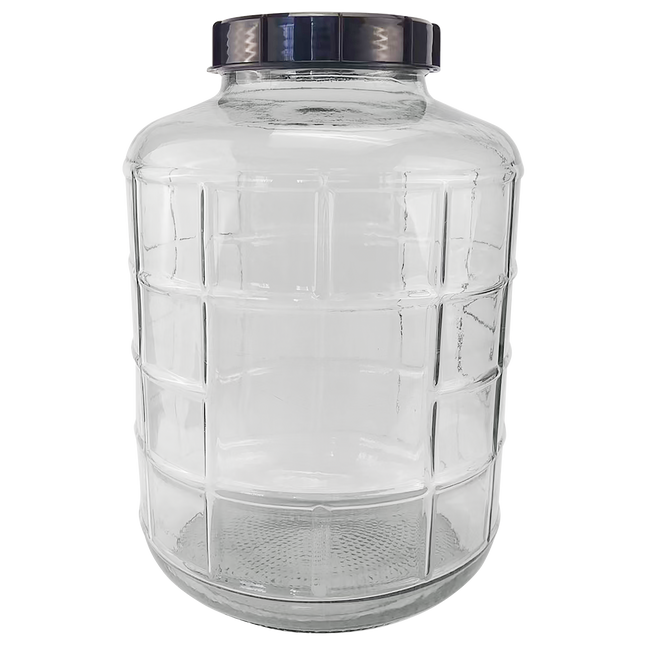 Farro Glass | Glass Carboy | Wide Mouth | Carrying Harness - Open Box